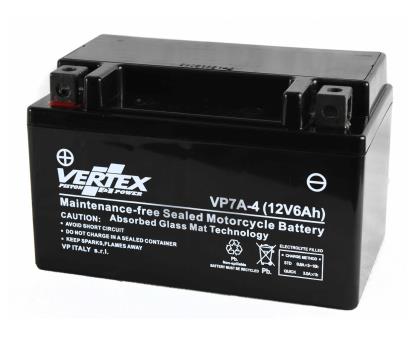 Picture of Vertex VP7A-4 CTX7A-BS, YTZ8 L:151mm H:94mm W:87mm REF: YTX7A-BS
