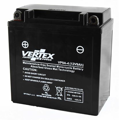 Picture of Vertex VP9A-4 CB9-B, 12N9-4B L:136 H:110 W:75 REF: YB9-B