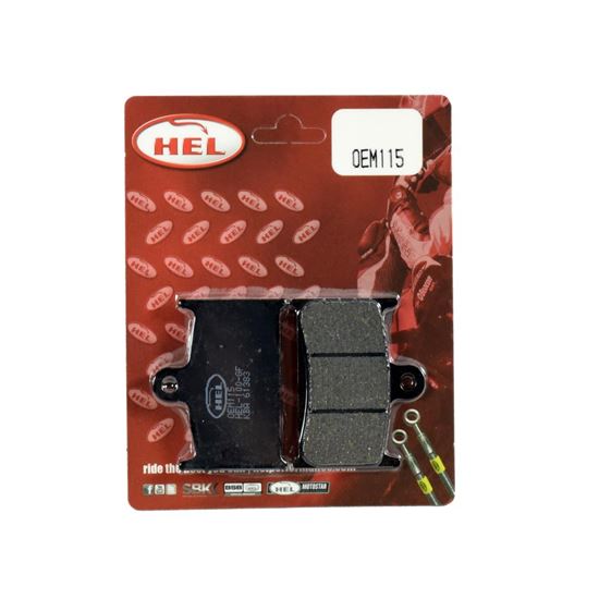 Picture of Brake Disc Pads Front L/H Hel for 1998 Triumph Speed Triple T509 (885cc) (EFI)