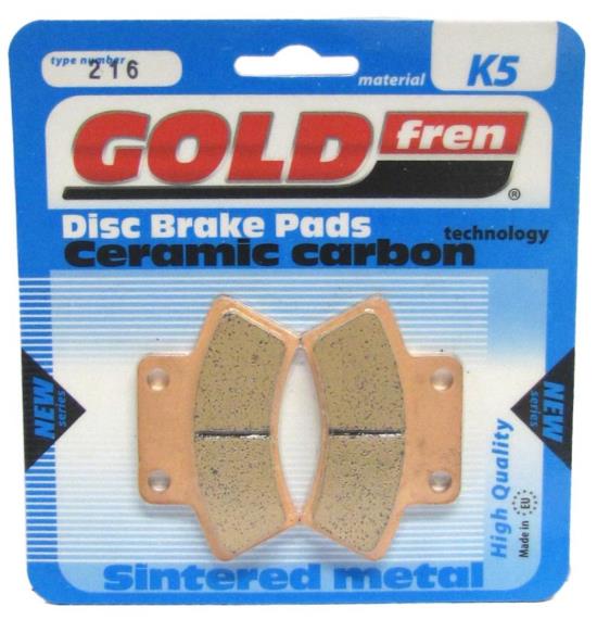 Picture of Goldfren K5-216, FA232, VD950 to Polaris Rear Caliper 89-00 Disc Pads (Pair)