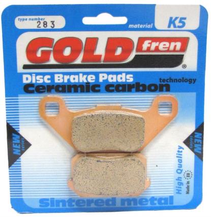 Picture of Goldfren K5-283, FA431 as fiited to Adly, CPI, PGO 250 ATV Rear Disc Pads (Pair)