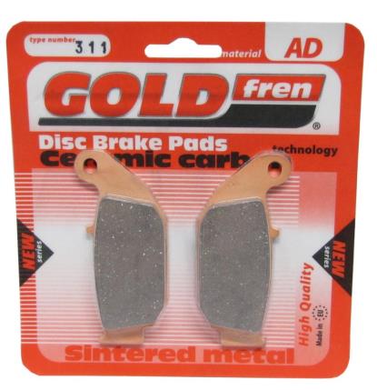 Picture of Goldfren AD311, FA629 as fitted to Honda CRF250 12 Rear Disc Pads (Pair)