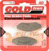 Picture of Goldfren AD329, FA484 as fitted to PGO BR500i 07-09 Disc Pads (Pair)