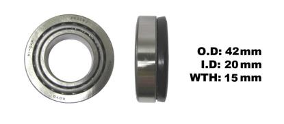 Picture of Steering Headstock Taper Bearing ID 25mm x OD 47mm x Thickness 15mm +