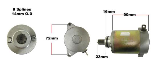 Picture of Starter Motor Qiu Bi Te