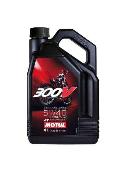 Picture of Motul Oil & Lubricant 300V Factory Line 5w40 4T 100% Synthetic (Off Ro