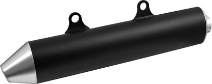 Picture of Tailpipe Aluminium/Black Color KTM 250/300 08-14 30mm Inlet 450mm Leng