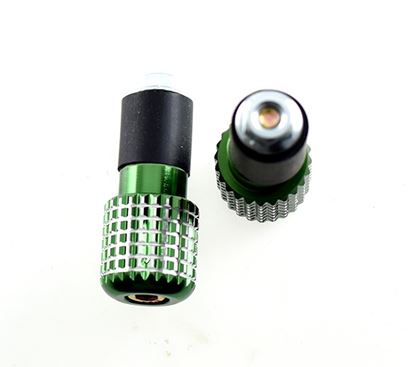 Picture of Bar End Weight Diamond Green (Pair)