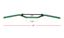 Picture of Handlebars 7/8'" Aluminium Green 2.50' Rise with brace"