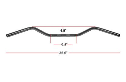 Picture of Handlebar 1' Chrome Glide 5' Rise with Dimples