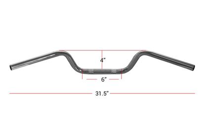 Picture of Handlebars 7/8' Chrome 4' Rise
