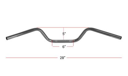 Picture of Handlebars 7/8' Chrome 4.50' Rise Narrow Mounting at RD350 Air/c