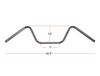 Picture of Handlebars 7/8' Chrome 10' Rise Wide Bottom