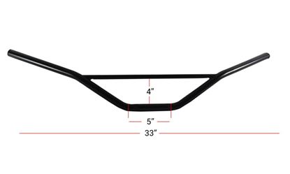 Picture of Handlebars 7/8' Trail Black 4' Rise for Yamaha XT500 ( 840mm Long)