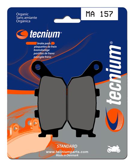 Picture of Tecnium Brake Pad MA157 FA174 ORG