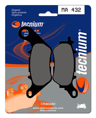 Picture of Tecnium Brake Pad MA432 FA662 ORG