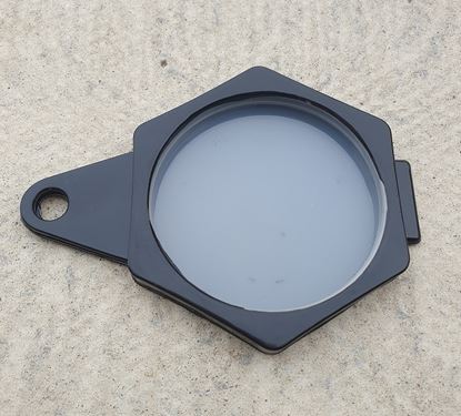 Picture of Tax Disc Holders Black Hexagon Fold Over (Per 10)