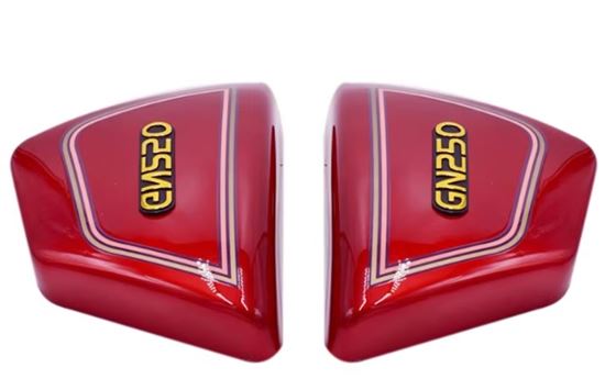 Picture of Side Panels Suzuki GN250 Red (Pair)