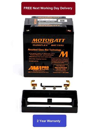 Picture of Motobatt Battery MBTX30UHD Black 12v 36.0Ah (20Hr) CCA:440A (Fully sealed)