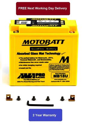 Picture of Motobatt Battery MB18U 12v 23.9Ah (20Hr) CCA:280A Fully sealed