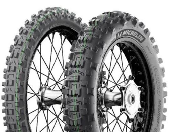 Picture of Michelin Enduro Tyre Pair MEDIUM 2 140/80/18 and 90/90/21