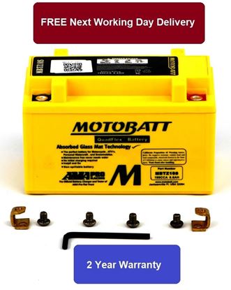 Picture of Battery (Motobatt) for 2014 Yamaha YZF R1 (1000cc) (2SG1)
