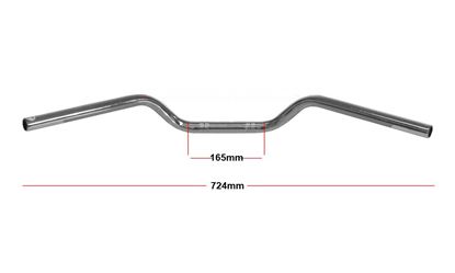 Picture of Handlebars 7/8" Chrome 2" Rise