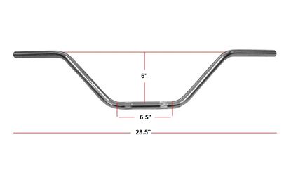 Picture of Handlebars 7/8" Chrome 6" Rise