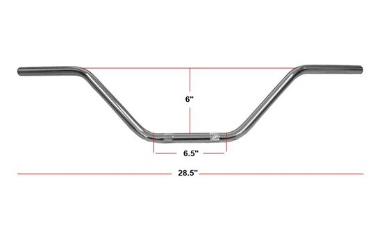 Picture of Handlebars 7/8" Chrome 6" Rise