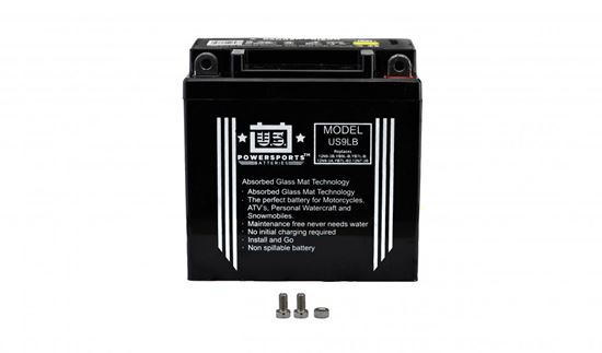 Picture of US Powersports Battery US9LB Sealed 12v 9AH L:137mm H:139mm W:76mm CB9L-B