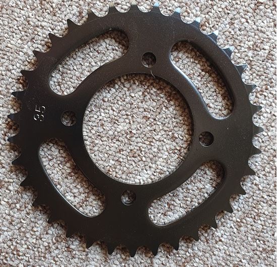 Picture of 35 Tooth Rear Sprocket Cog Yamaha TTR90 00-07 TTR110 08-10 Ref: JTR834