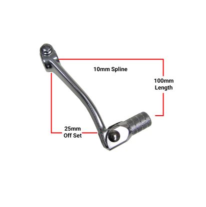 Picture of Gear Change Lever Pedal Alloy Aprilia RX50 & Minarelli AM6 on to Shaft