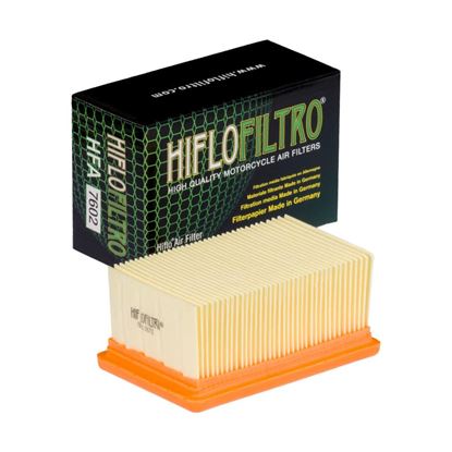Picture of HiFlo Air Filter BMW F650CS 02-05, G650 Xchallenge, Xcountry 07-08 (13717659972) Moto Guzzi 750 V7 III 20, 850 Stone V7 21-23, 850 Special V7 21-23 (Single)