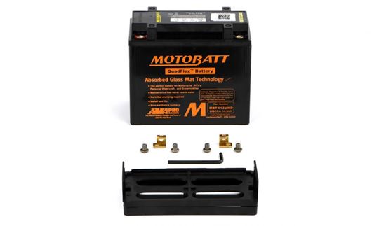 Picture of Motobatt Battery MBTX12UHD Black 12v 14.8Ah (20Hr) CCA:210A YTX12BS L:151mm x H:130mm x W:87mm (Single)