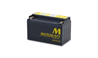Picture of Motobatt Hybrid Battery MHTZ14S Lithium, Lead Acid Hybrid 12v CA:270A L:149 x H:95 x W:84 (Single)