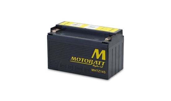 Picture of Motobatt Hybrid Battery MHTZ14S Lithium, Lead Acid Hybrid 12v CA:270A L:149 x H:95 x W:84 (Single)