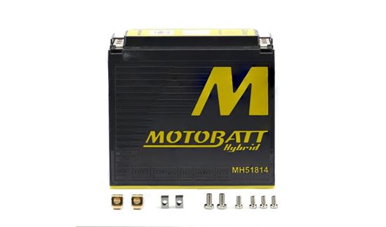 Picture of Motobatt Hybrid Battery MH51814 Lithium, Lead Acid Hybrid 12v CA:500A L:186xH:171xW:82 (Single)