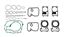 Picture of Gasket Set Full for 1999 Honda VT 600 CX Shadow VLX