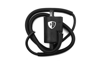 Picture of Ignition HT Coil 12v CDI Twin Lead 2 Spade (90mm) Suz Ref 33410-33E10