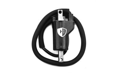 Picture of Ignition HT Coil 12v CDI Single Lead 2 Terminals (100mm) Thin