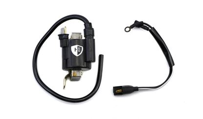Picture of Ignition HT Coil 12v CDI Single Lead 1 Terminals (70mm)