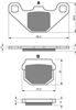 Picture of Goldfren AD047, VD339, VD342, VD442, FA83, FDB313, SBS544, AD042 Disc Pads (Pair)