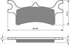 Picture of Goldfren AD209, FA314R, SBS787, VD992 Disc Pads (Pair)