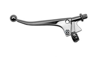 Picture of Handlebar Lever Assembly Chrome Left Hand British Type No Mirror Boss