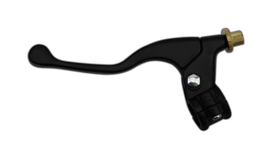 Picture of Handlebar Lever Assembly Left Hand Black Short No Mirror Boss