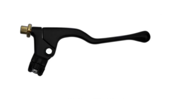 Picture of Handlebar Lever Assembly Right Hand Black No Mirror Boss