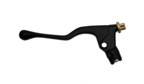Picture of Handlebar Lever Assembly Left Hand Black No Mirror Boss