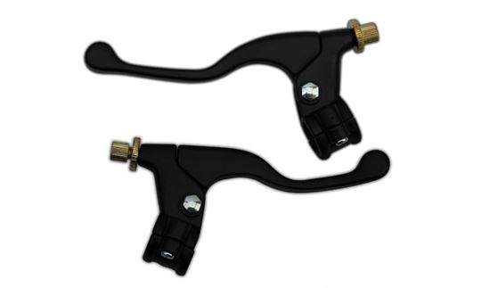 Picture of Lever Assembly Black Short No Mirror Boss (Pair)