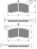 Picture of Goldfren 261-S33, FA462, SBS866, DP989 Disc Pads (Pair)