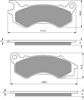 Picture of Goldfren 299-S33, FA603, VD180, SBS205 Disc Pads (Pair)